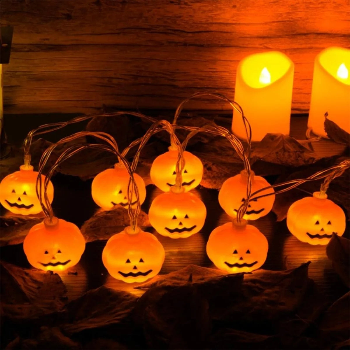 Halloween Pumpkin LED Light String