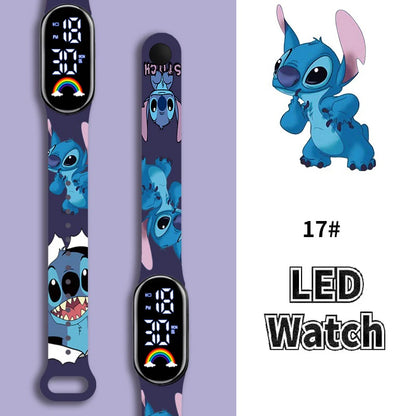 Montres Digitale Stitch – Fashion, LED & Waterproof