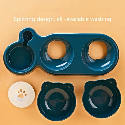 3-in-1 Ergonomic Cat Bowl