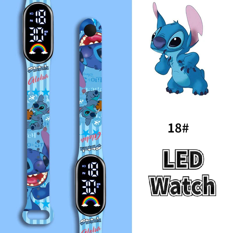 Montres Digitale Stitch – Fashion, LED & Waterproof