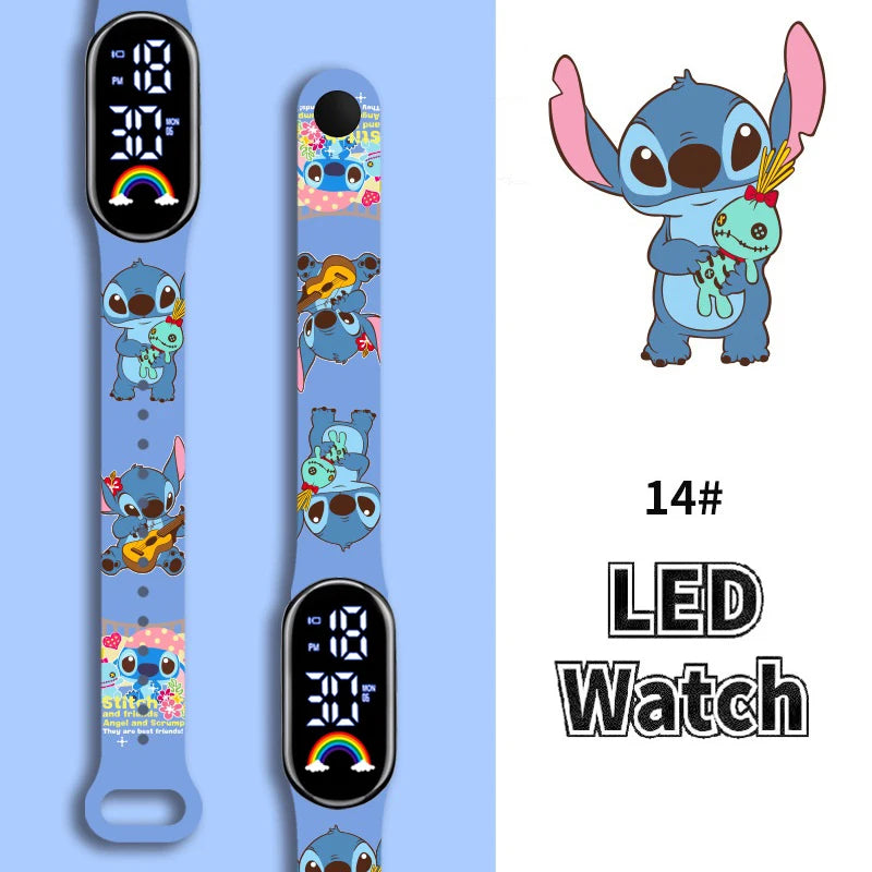 Montres Digitale Stitch – Fashion, LED & Waterproof
